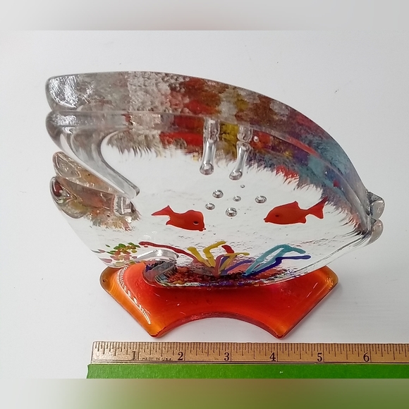 FISH PAPERWEIGHT, MADE IN VENICE ITALY - Picture 4 of 5